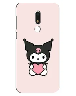Чохол для Meizu M8 Lite з картинкою «Kuromi та серце»