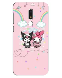 Чохол для Meizu M8 Lite з картинкою «My Melody та Kuromi»