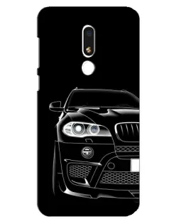 Чохол для Meizu M8 Lite з картинкою «Темний силует BMW»