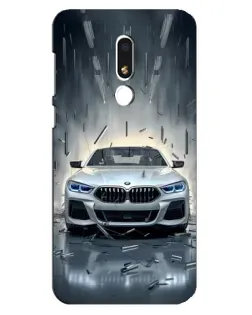 Чохол для Meizu M8 Lite з картинкою «BMW у світлі фар»