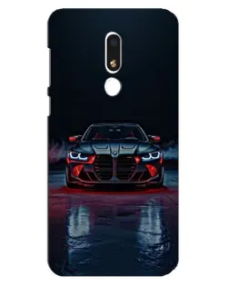 Чохол для Meizu M8 Lite з картинкою «BMW на мокрій дорозі»