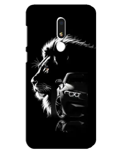 Чехол для Meizu M8 Lite с картинкой «BMW и лев» Чехол для Meizu M8 Lite с картинкой «BMW и лев»