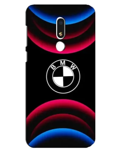 Чехол для Meizu M8 Lite с картинкой «Логотип BMW и неоновые дуги» Чехол для Meizu M8 Lite с картинкой «Логотип BMW и неоновые дуги»