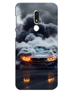 Чохол для Meizu M8 Lite з картинкою «BMW у диму»