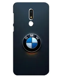 Чохол для Meizu M8 Lite з картинкою «Логотип BMW — мінімалізм»