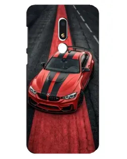Чохол для Meizu M8 Lite з картинкою «BMW на червоній доріжці»