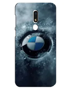Чохол для Meizu M8 Lite з картинкою «Логотип BMW — лід»