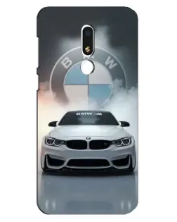 Чохол для Meizu M8 Lite з картинкою «BMW в білому диму»