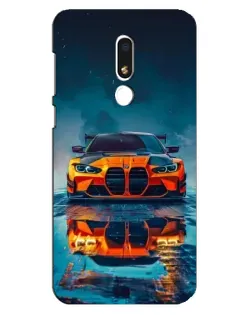 Чохол для Meizu M8 Lite з картинкою «BMW — золота емблема»