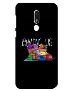 Чохол для Meizu M8 Lite з картинкою «Логотип Among Us»