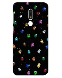 Чохол для Meizu M8 Lite з картинкою «Екіпаж Among Us»