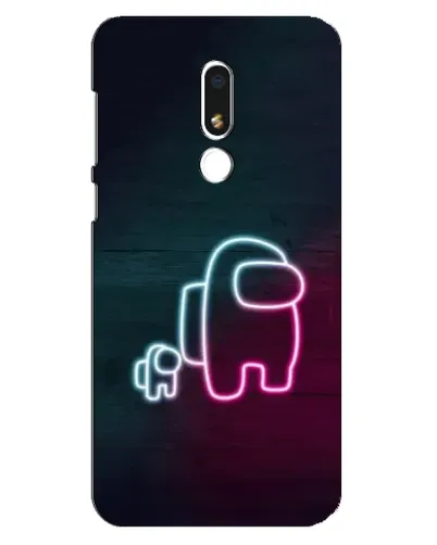 Чехол для Meizu M8 Lite с картинкой «Among Us неон-арт» Чехол для Meizu M8 Lite с картинкой «Among Us неон-арт»