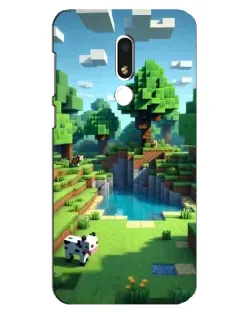 Чехол для Meizu M8 Lite с картинкой «Minecraft летний день»