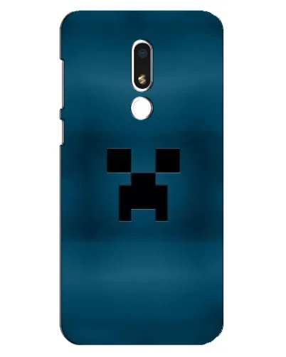 Чехол для Meizu M8 Lite с картинкой «Крипер текстура»