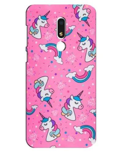 Чехол для Meizu M8 Lite с картинкой «Unicorn паттерн розовый» Чехол для Meizu M8 Lite с картинкой «Unicorn паттерн розовый»