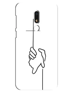 Чохол для Meizu M8 Lite з картинкою «Рука тримає»