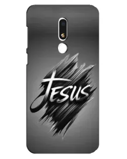 Чехол для Meizu M8 Lite с картинкой «Надпись Jesus Graffiti»