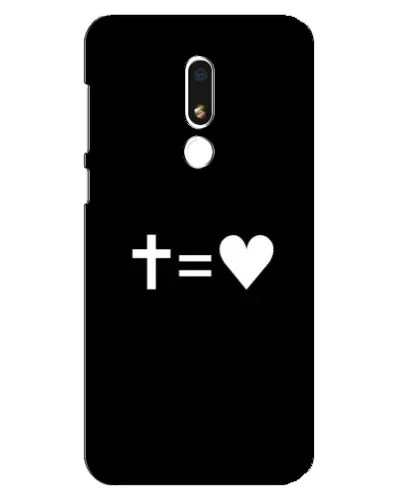Чехол для Meizu M8 Lite с картинкой «Крест и Сердце» Чехол для Meizu M8 Lite с картинкой «Крест и Сердце»