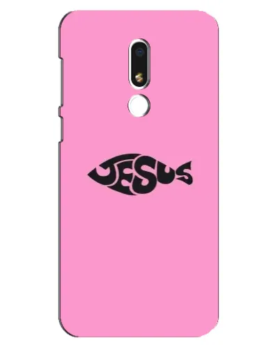 Чехол для Meizu M8 Lite с картинкой «Розовый символ Jesus» Чехол для Meizu M8 Lite с картинкой «Розовый символ Jesus»