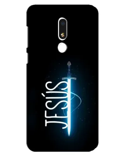 Чехол для Meizu M8 Lite с картинкой «Меч Духа Jesus» Чехол для Meizu M8 Lite с картинкой «Меч Духа Jesus»