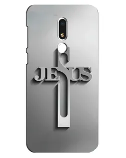Чехол для Meizu M8 Lite с картинкой «Металлический крест Jesus» Чехол для Meizu M8 Lite с картинкой «Металлический крест Jesus»
