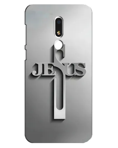 Чехол для Meizu M8 Lite с картинкой «Металлический крест Jesus» Чехол для Meizu M8 Lite с картинкой «Металлический крест Jesus»