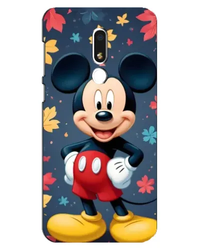 Чехол для Meizu M8 Lite с картинкой «Осенний Mickey Mouse»