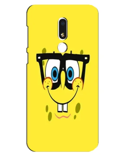 Чехол для Meizu M8 Lite с картинкой «Минималистичный Спанч Боб» Чехол для Meizu M8 Lite с картинкой «Минималистичный Спанч Боб»
