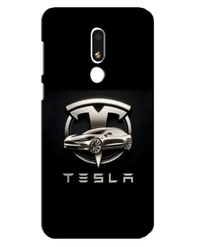 Чехол для Meizu M8 Lite с картинкой «Tesla — серебристое авто» Чехол для Meizu M8 Lite с картинкой «Tesla — серебристое авто»