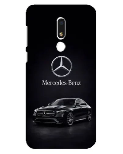 Чехол для Meizu M8 Lite с картинкой «Mercedes — решетка радиатора»