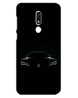 Чехол для Meizu M8 Lite с картинкой «Mercedes — силуэт авто» Чехол для Meizu M8 Lite с картинкой «Mercedes — силуэт авто»