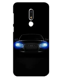 Чехол для Meizu M8 Lite с картинкой «Audi в неоне» Чехол для Meizu M8 Lite с картинкой «Audi в неоне»