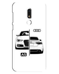 Чехол для Meizu M8 Lite с картинкой «Audi — контрастный дизайн» Чехол для Meizu M8 Lite с картинкой «Audi — контрастный дизайн»
