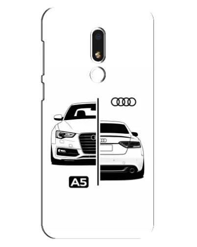 Чехол для Meizu M8 Lite с картинкой «Audi — контрастный дизайн» Чехол для Meizu M8 Lite с картинкой «Audi — контрастный дизайн»
