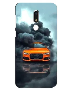 Чехол для Meizu M8 Lite с картинкой «Audi в облаках дыма» Чехол для Meizu M8 Lite с картинкой «Audi в облаках дыма»