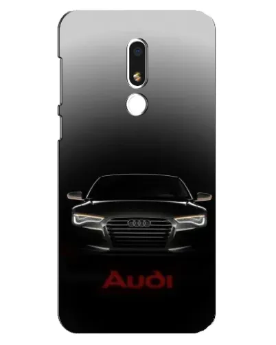 Чехол для Meizu M8 Lite с картинкой «Audi — градиентный контур» Чехол для Meizu M8 Lite с картинкой «Audi — градиентный контур»
