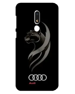 Чехол для Meizu M8 Lite с картинкой «Графика — пантера и Audi» Чехол для Meizu M8 Lite с картинкой «Графика — пантера и Audi»