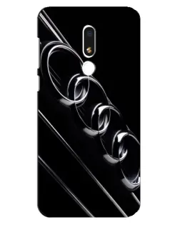 Чехол для Meizu M8 Lite с картинкой «Audi — абстрактные кольца» Чехол для Meizu M8 Lite с картинкой «Audi — абстрактные кольца»