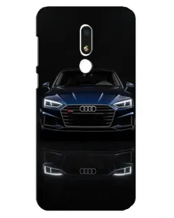 Чехол для Meizu M8 Lite с картинкой «Audi — ночное отражение» Чехол для Meizu M8 Lite с картинкой «Audi — ночное отражение»