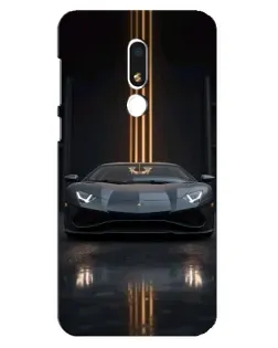 Чохол для Meizu M8 Lite з картинкою «Lamborghini золоті лінії» Чохол для Meizu M8 Lite з картинкою «Lamborghini золоті лінії»