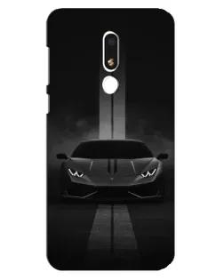 Чохол для Meizu M8 Lite з картинкою «Lamborghini симетрія доріг»