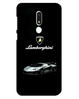 Чохол для Meizu M8 Lite з картинкою «Логотип Lamborghini класика»