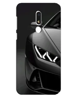 Чохол для Meizu M8 Lite з картинкою «Lamborghini фари деталізація»