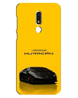 Чохол для Meizu M8 Lite з картинкою «Lamborghini Huracan чорний»