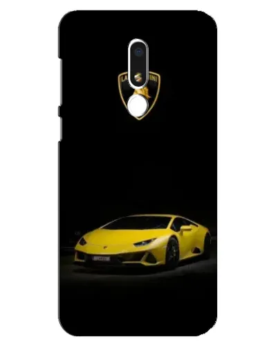 Чехол для Meizu M8 Lite с картинкой «Lamborghini желтый акцент» Чехол для Meizu M8 Lite с картинкой «Lamborghini желтый акцент»