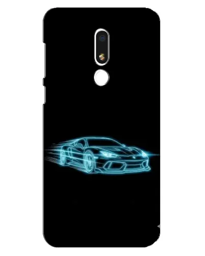 Чехол для Meizu M8 Lite с картинкой «Неоновый контур Lamborghini» Чехол для Meizu M8 Lite с картинкой «Неоновый контур Lamborghini»