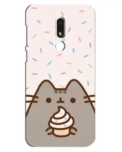 Чехол для Meizu M8 Lite с картинкой «Пушин с кексом»