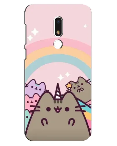 Чехол для Meizu M8 Lite с картинкой «Единорог Pusheen»