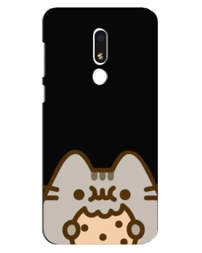 Чехол для Meizu M8 Lite с картинкой «Пушин на черном»