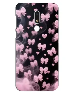 Чехол для Meizu M8 Lite с картинкой «Неоновое кружево»